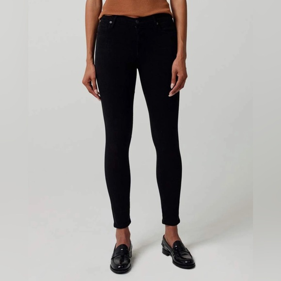 Citizens of humanity rocket ankle all black jeans 30 - Picture 6 of 15